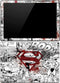 DC Comics Superman Comic Pattern Logo in Red Surface Pro 4 Skin